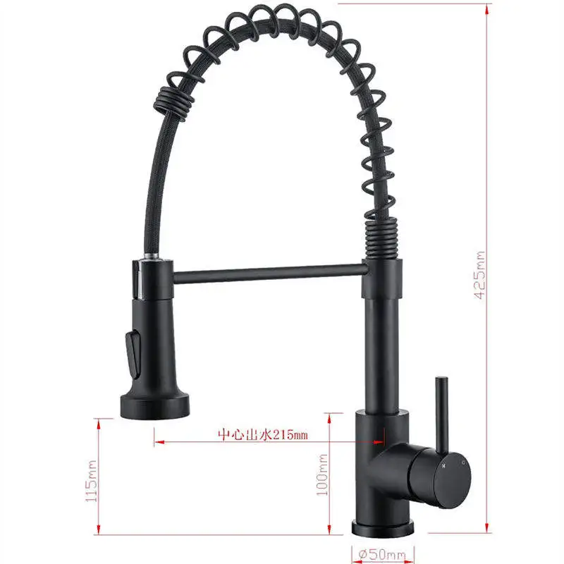 oem odm kitchen taps wholesales 304 stainless steel brushed hot and cold washbasin basin mixer faucet