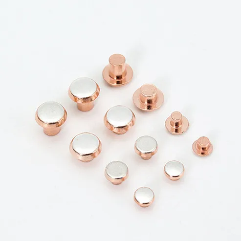 Top Quality Silver Contact AgCdO2 AgNi AgSnO2 Bimetal/Solid/Trimetal Rivet,customizable