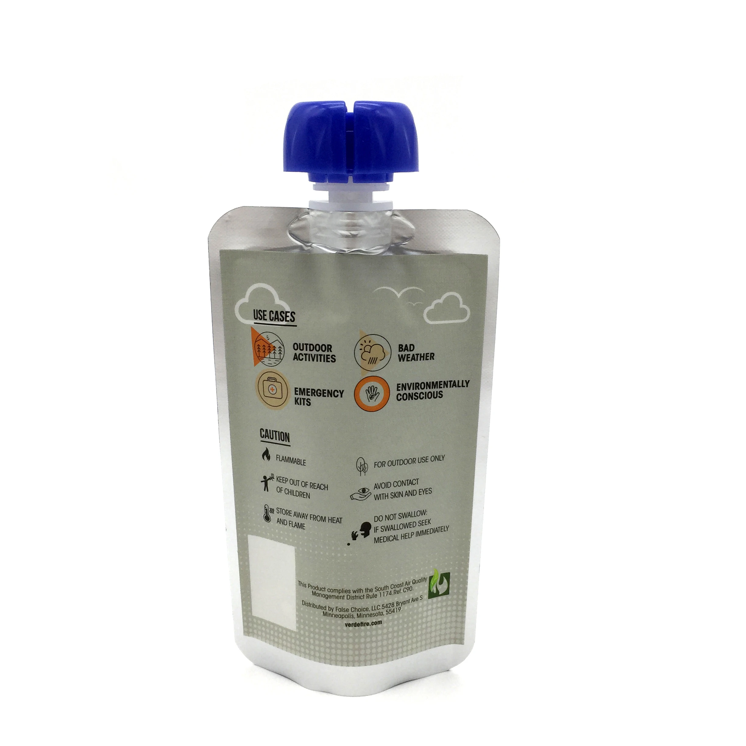 Traditional Chinese Medicine Liquid Bag with Heating Fresh Disposable Herbal Tea Liquid Transparent Self Standing Suction Bag