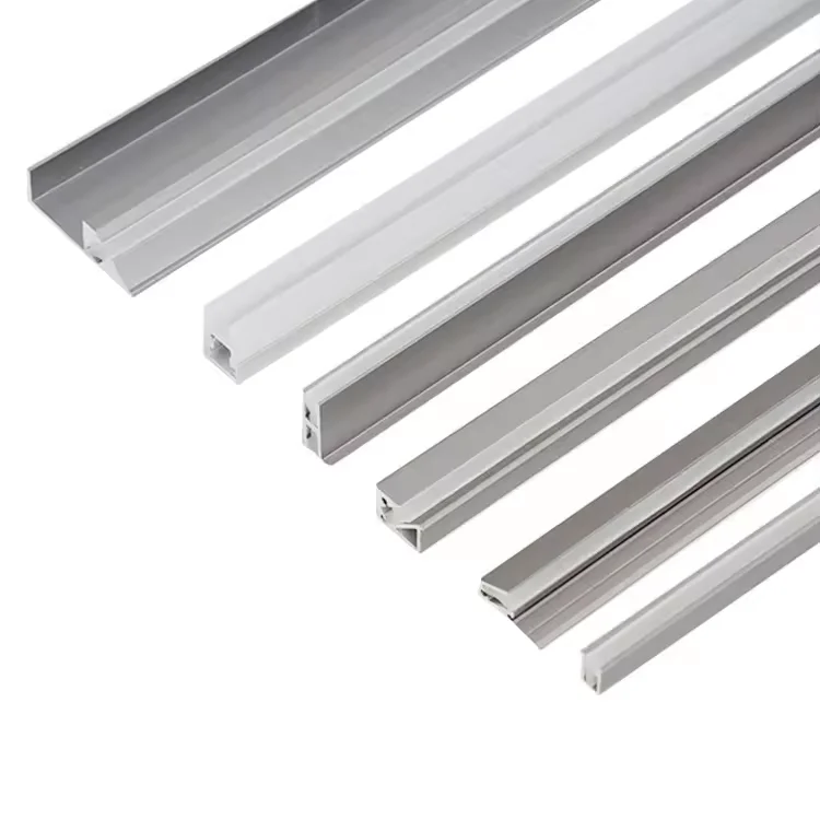 Алюминиевый профиль для светодиодной осветительной ленты встраиваемый алюминиевый канал диффузор светодиодный