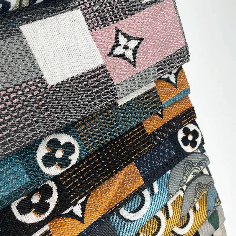 Laser Cut Print Polyester Fabric Upholstery Fabric Offered New Multiple Patterns Jacquard Durable Weft Knitted 100 Meters 280cm
