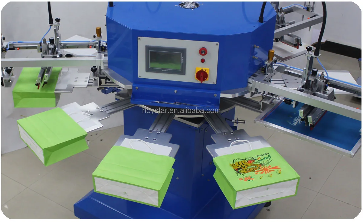 4 Color Napkins Tagless Rapidtag Screen Printer For Sales