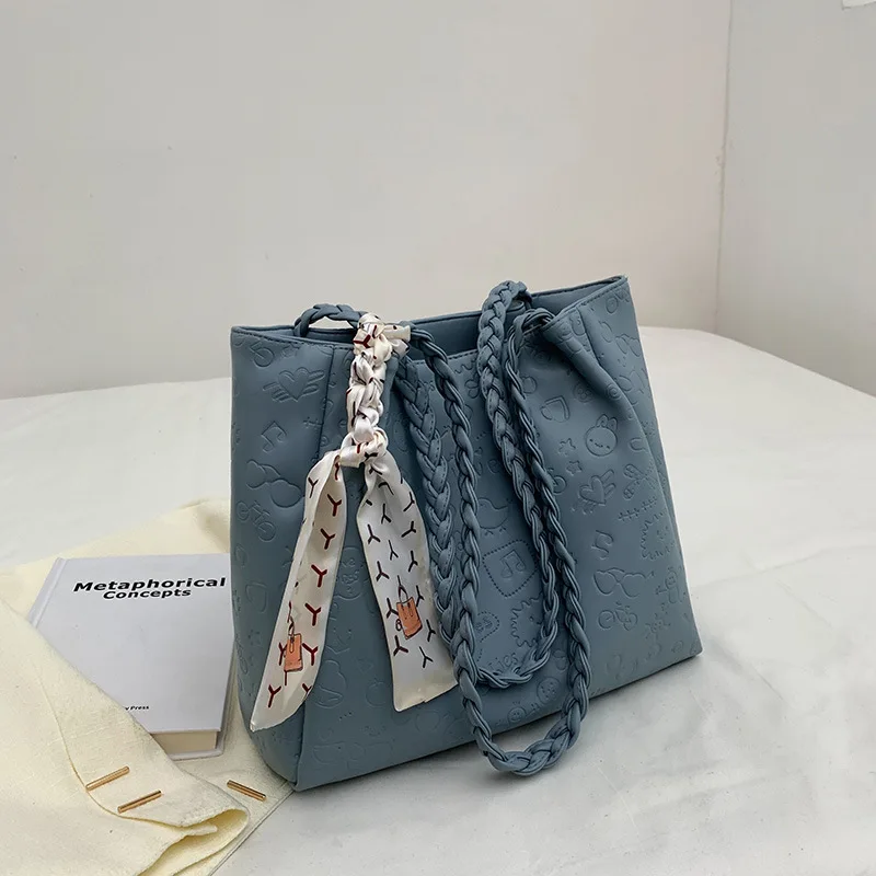 New design embossed shining fashion luxury designers premium leather handbag