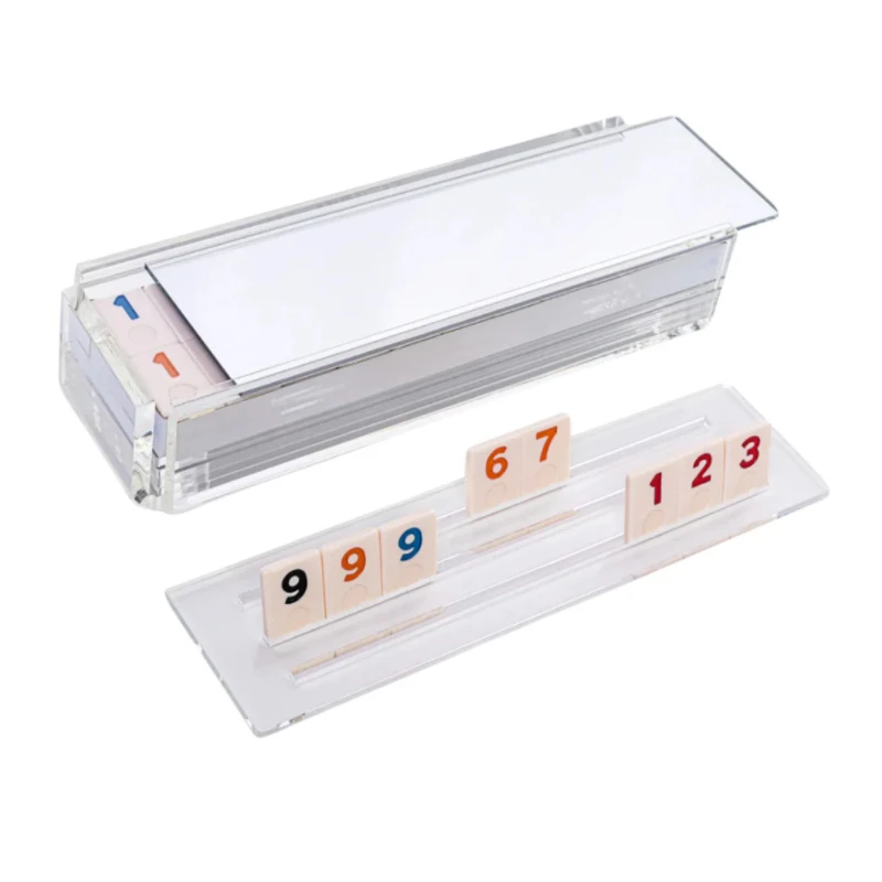 Judaica 106 плитка Lucite Rummikub акриловый комплект Rummy со скользящей крышкой