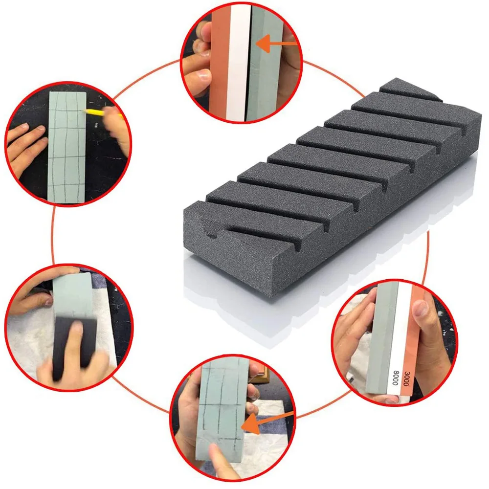 Wholesale whetstone knife sharpening stone set for home