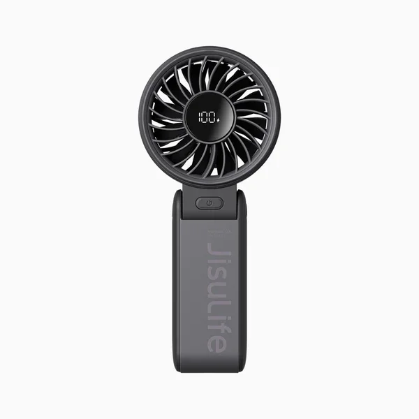 Xiaomi Youpin JISULIFE  Portable Handheld Fan Life 7 Led digital speed and battery information display foldable mini fan
