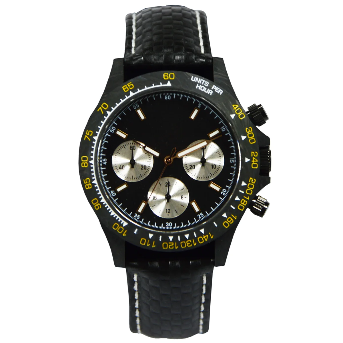 High-end Original Quality Watch 5ATM Waterproof Sapphire Glass Chronograph Watch Carbon Fiber Quartz Watches For Men