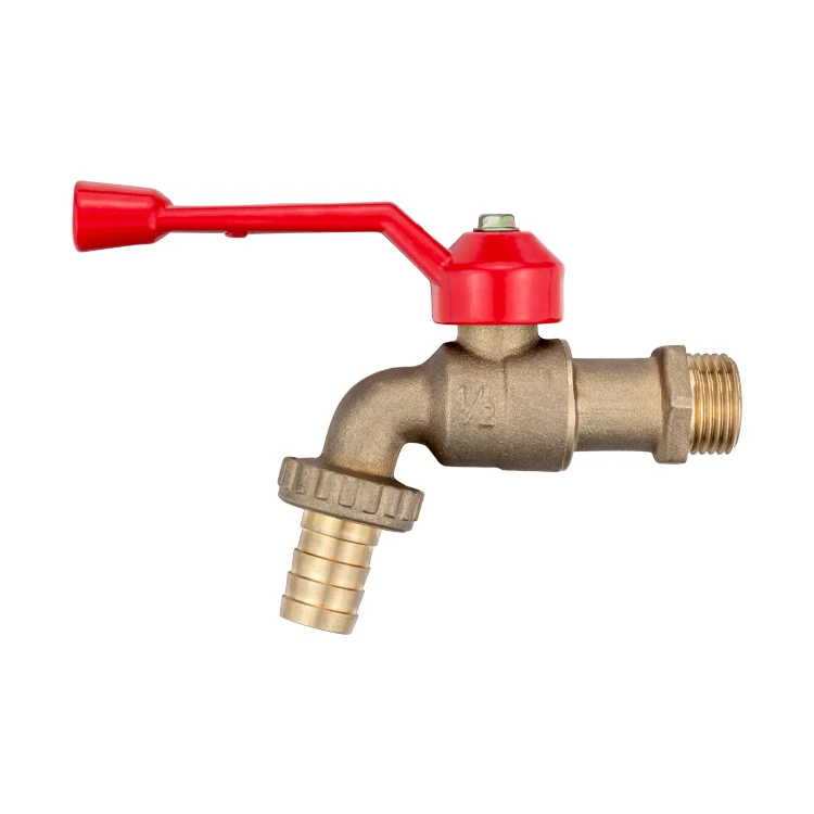 TMOK Pressure 16Bar Brass Body Brass Ball Aluminum Handle Brass Water Tap With Natural Surface