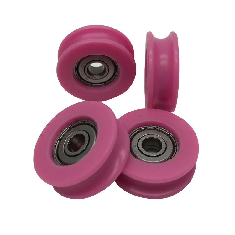 Plastic Sliding Roller Wheel 625z Bearing U Shape Pulley Wheel for Door and Window