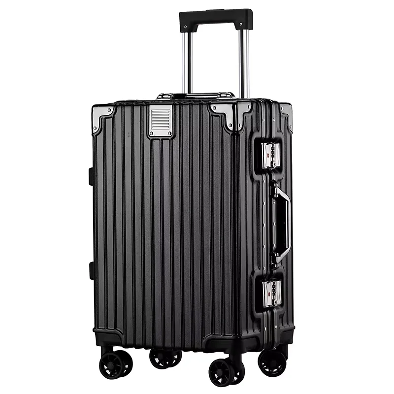 Wholesale unisex stylish and portable Boarding Luggage sturdy durable  universal wheel suitcases