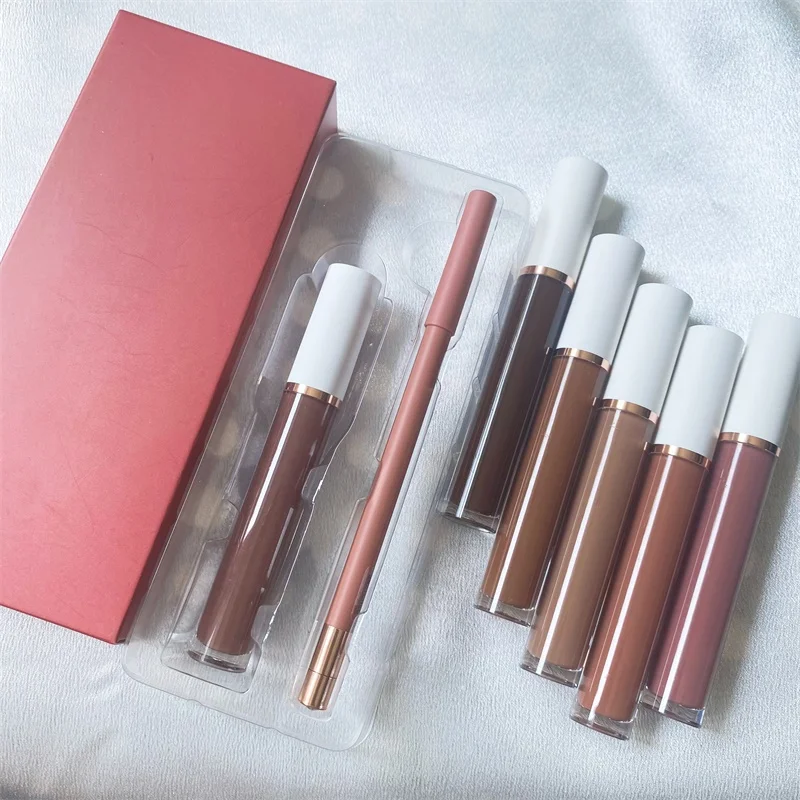 Lip Vendor wholesale hot selling Liquid lipstick kit private label Lip gloss and lip liner set