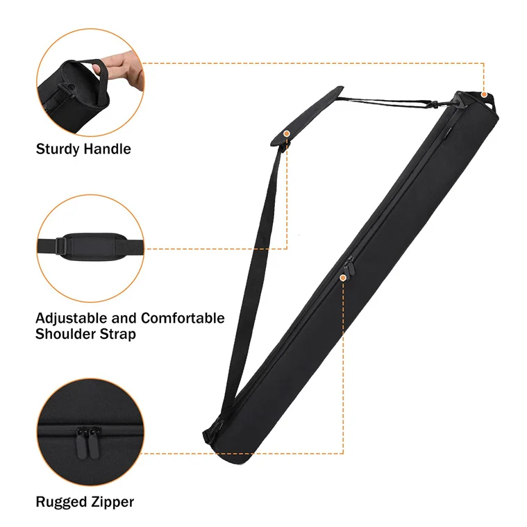 Custom Lightweight Foldable Camping Hiking Picnic Travel Insulated Neoprene Golf Sleeves Beer Can Cooler Bag With Shoulder