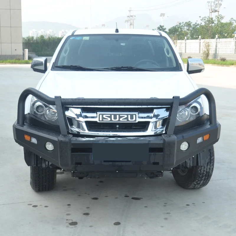 4X4 Accessories for Isuzu D-MAX T60 Ranger Black Steel Front and Rear Bull Bumpers Off-Road Model RAV4