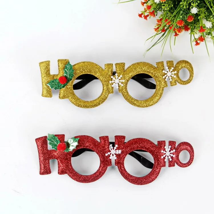 Wholesale Women Girl Party Christmas Gift Set Kids Headband Glasses Christmas Hat Clap Circle Bangle Decoration Gift Set