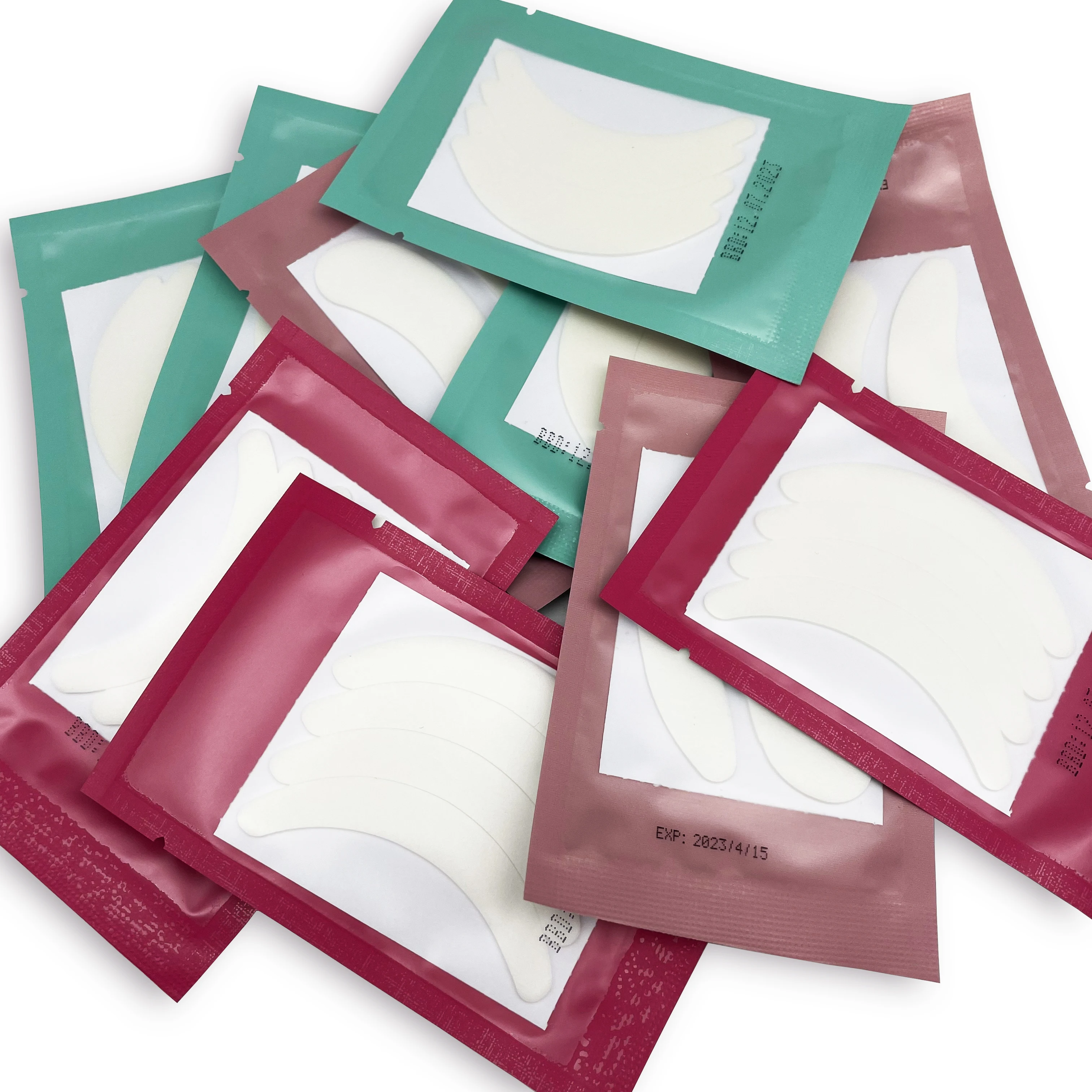 Private Label Custom Foam Tape Eye Pads Under Eye Patches For Eyelash Extension Lint Free Pads