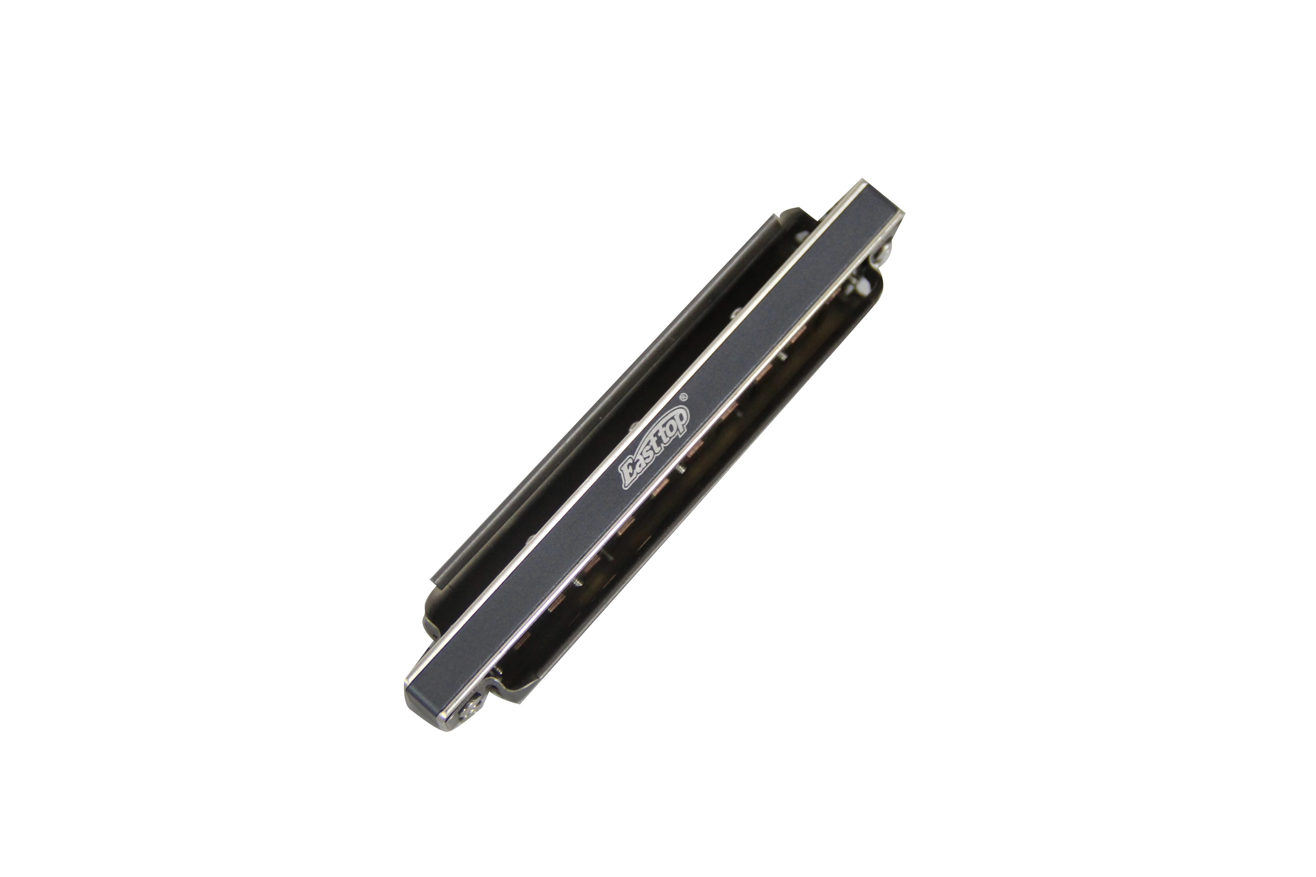 
EASTTOP PR020AL 10 hole blues harp aluminum comb professional harmonica 