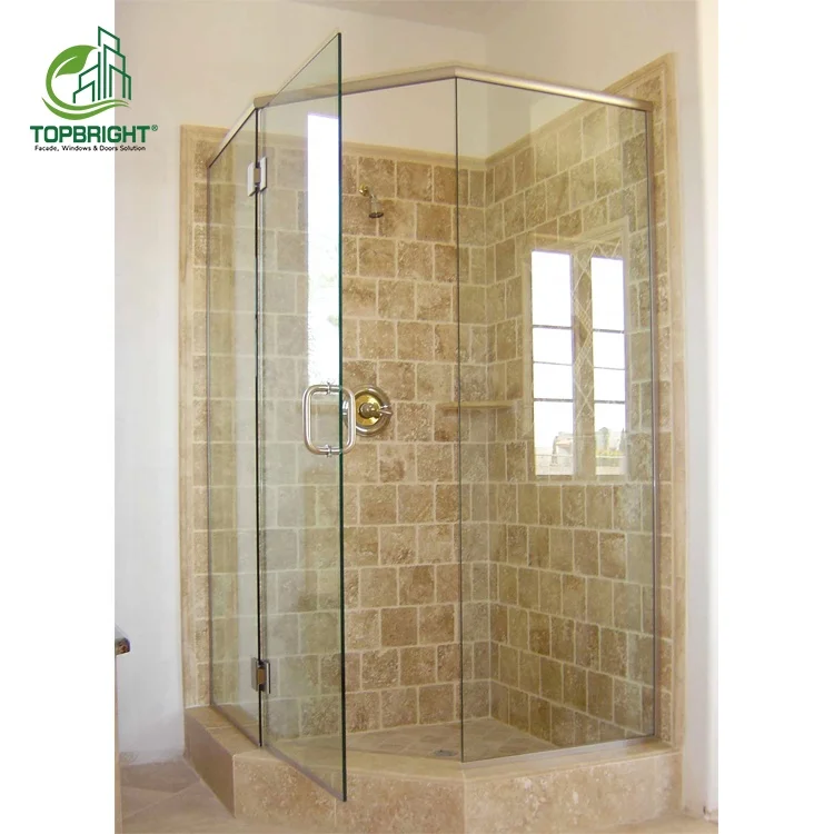 Topbright apartment shower cabinet bathroom tempered glass shower partition sliding door