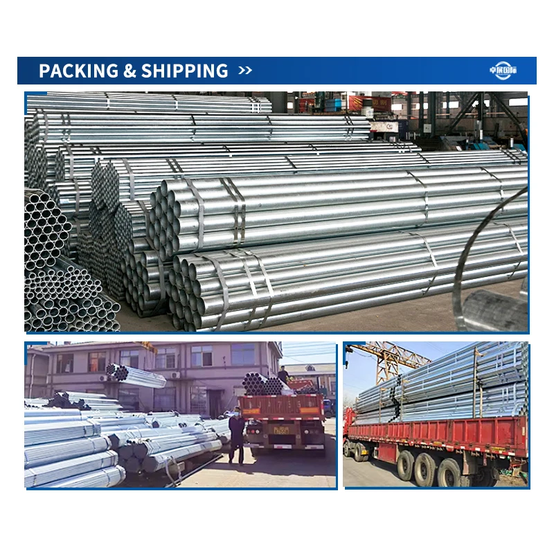 Hot - selling metal building material galvanized steel pipe customized hot dipped galvanized steel pipe LC payment for construct