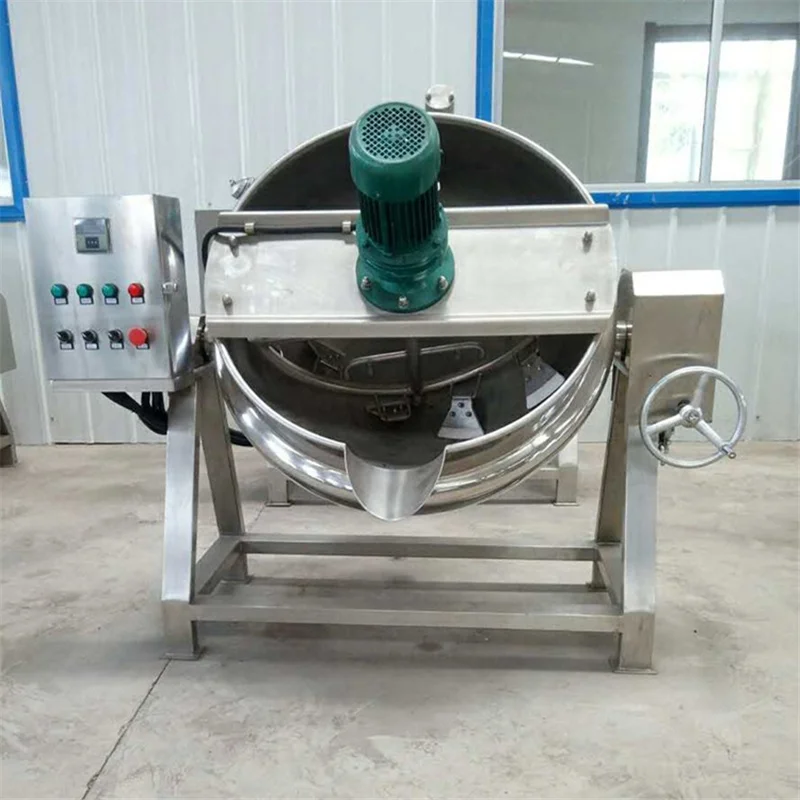 
industry gas jacketed pressure cooking pot 200l 