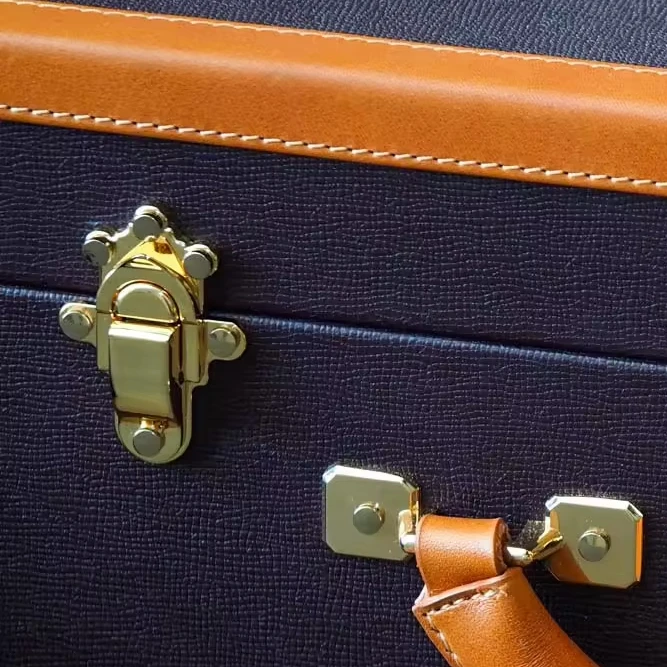 Прямая Продажа с завода антикварная фурнитура деревянная коробка золотой серебряный замок Запираемая застежка для багажника хранения