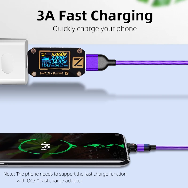 Cheap price pvc 3A fast charging micro usb cable logo customized mobile phones multi charger cable for xiaomi android