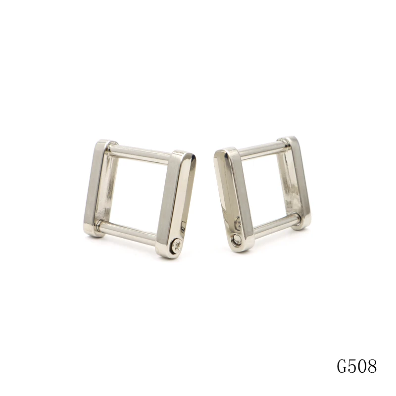 new arrival screw square ring rectangular ring loop alloy buckle ring accessories