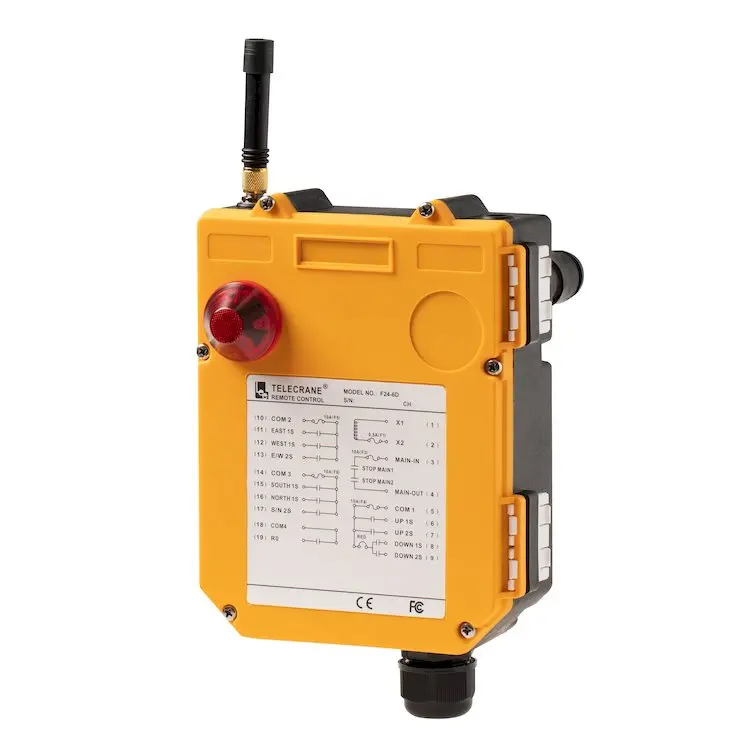Telecrane F24-6S 6D 8S 8D 10S 10D 12S 12D overhead crane radio remote control