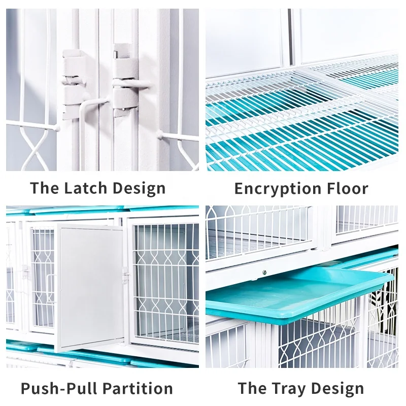 Factory pet dog house carriers Supplier New Design Various sizes animals bird canary Metal large Breeding Cage display racks