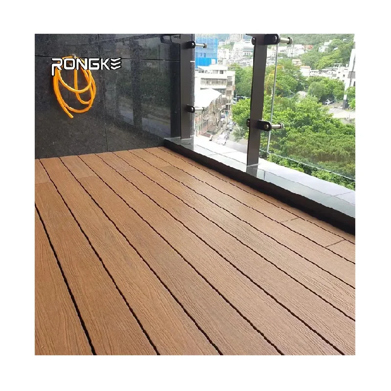 150*22mm Contemporary Co-extrusion Composite Wpc No Gap Decking Wood Plastic Engineered Flooring