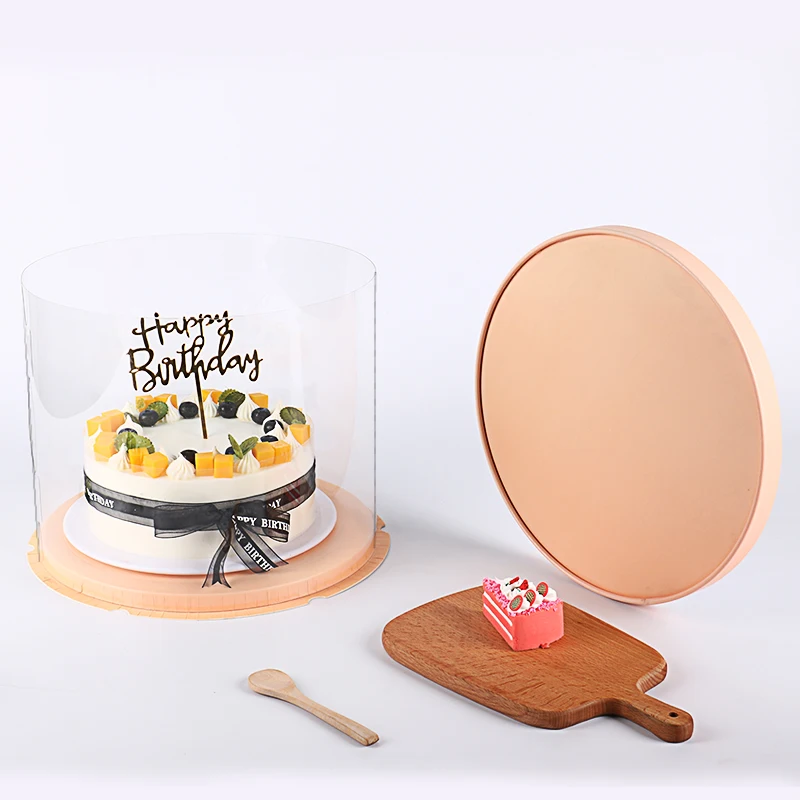 Factory Supply Durable Plastic Cake Boxes High Quality Customized Cake Boxes For Cakes
