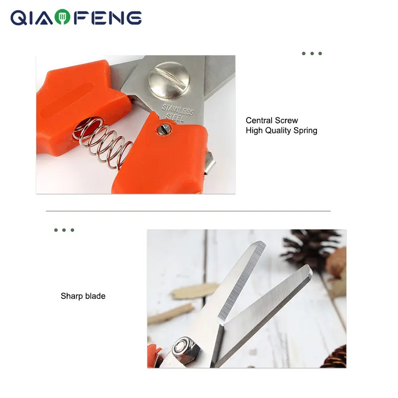 Pruner Trimming Shear Garden Scissors with Stainless Steel Blades