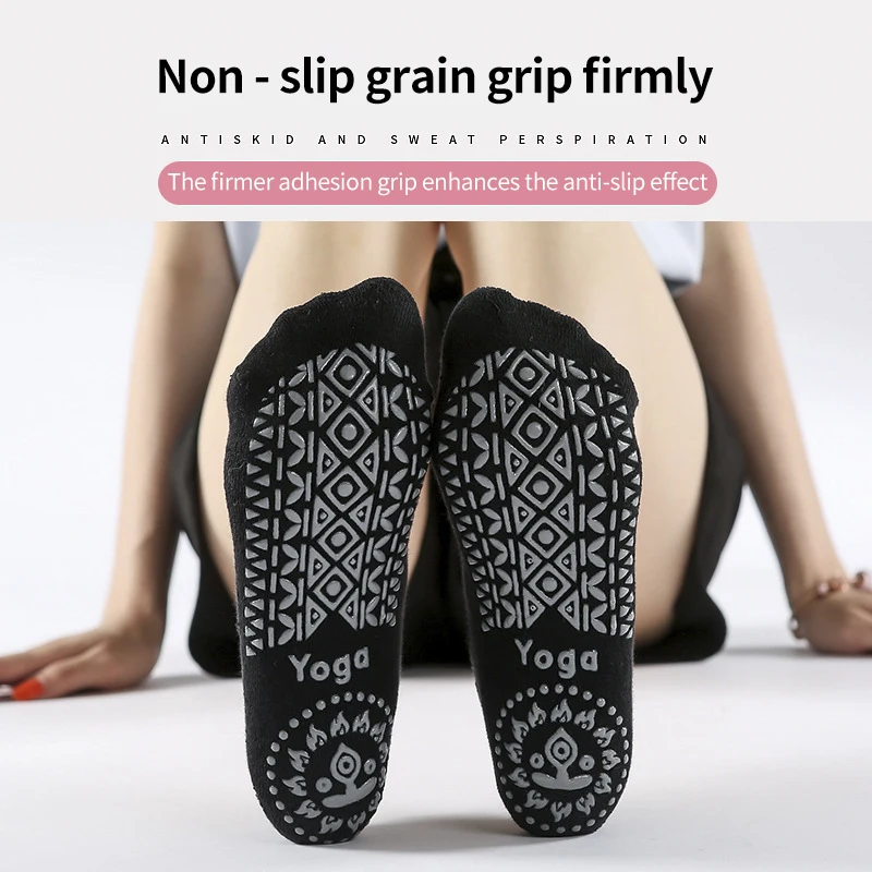 Paidu manufacturer one dollar items Yoga Socks for Women Pilates Ballet Dance Cotton Socks Anti-slip Woman Sport Sock Gym