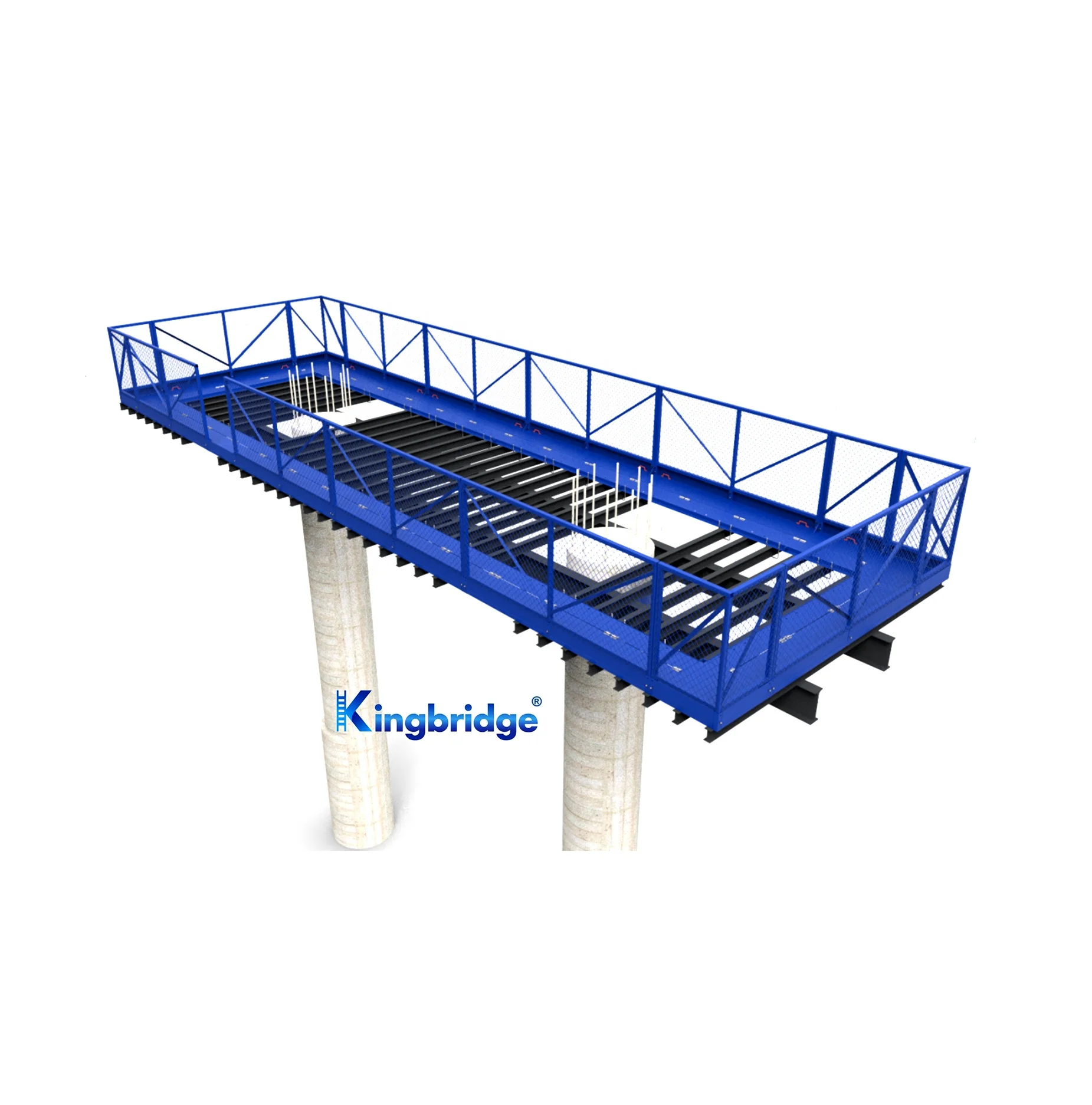 Канал безопасной эксплуатации платформы для перекрытия балочного строительства дорог и мостов