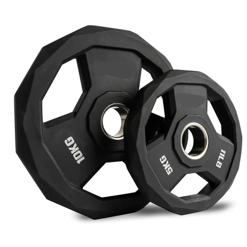 custom fitness Urethane PU CPU Weight Plates gym equipment strength training