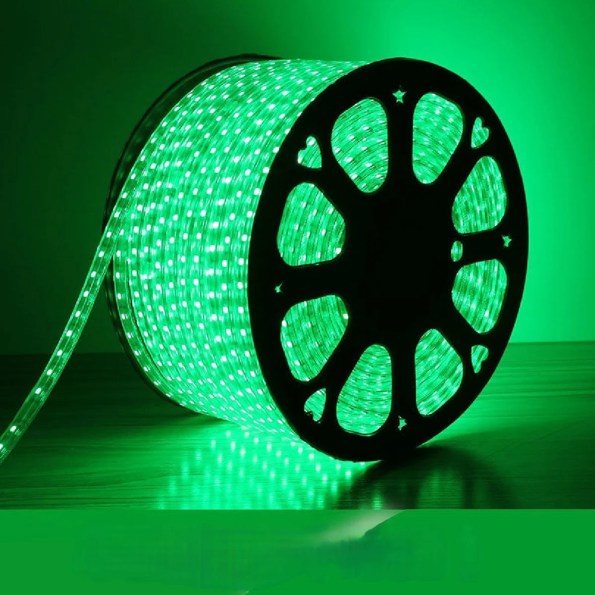 SMD5050 RGB монохромный наружный инженерный линейный свет IP67 водонепроницаемый 220 В мягкая Светодиодная лента