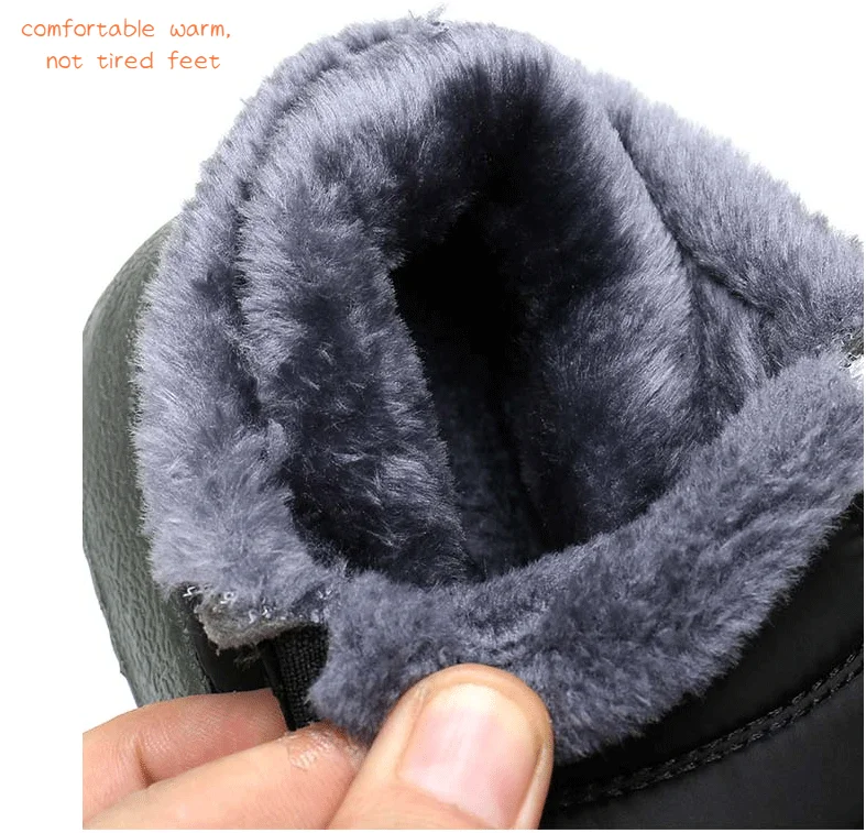 Womens Boots Snow Boot Winter Ankle Booties Warm Outdoor Shoes Waterproof Boots Slip-on Warm Non-slip Plush Cotton Shoes