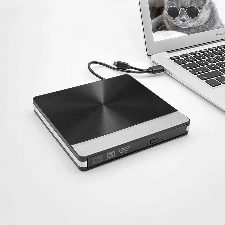  USB 3 0 Тип лотка 12 7 мм Портативный usb внешний CD DVD привод