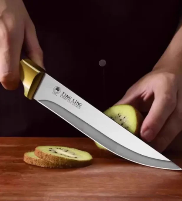 Stainless steel boning knife special cutting tool for killing pigs Commercial razor skin curved blade sharp knife