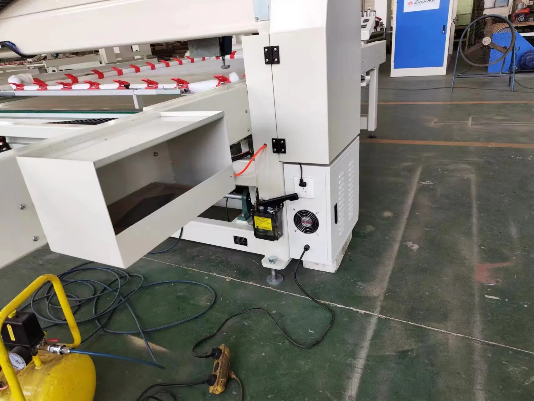 SSXD-26C-1 Computer long arm single needle mattress quilting machine, bedding and  comforter sewing machine