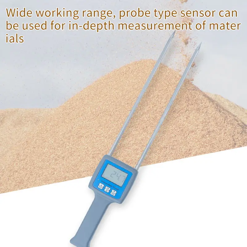 TK-100W Portable Digital Wood and Sawdust Moisture Meter Tester
