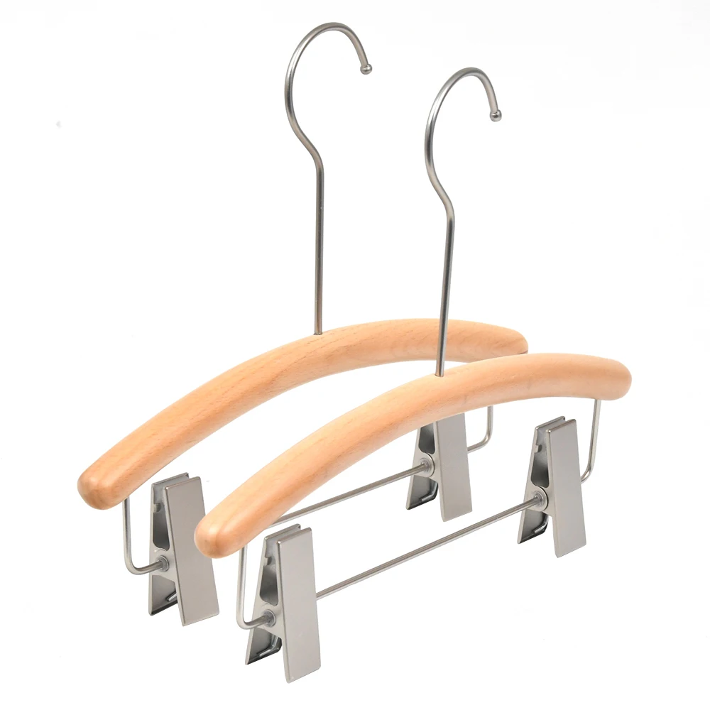 Lovely Children Wood Hangers Customized Cute Baby Cloth Hanger Infant Wooden Frame clothes hangers