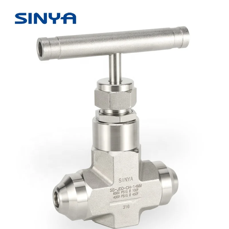 Screweds Bonnet 6000 PSI Male Connection Npt carbon steel 1/8 in. OD bar stock adjustable Valves Mini Male Straight Needle Valve