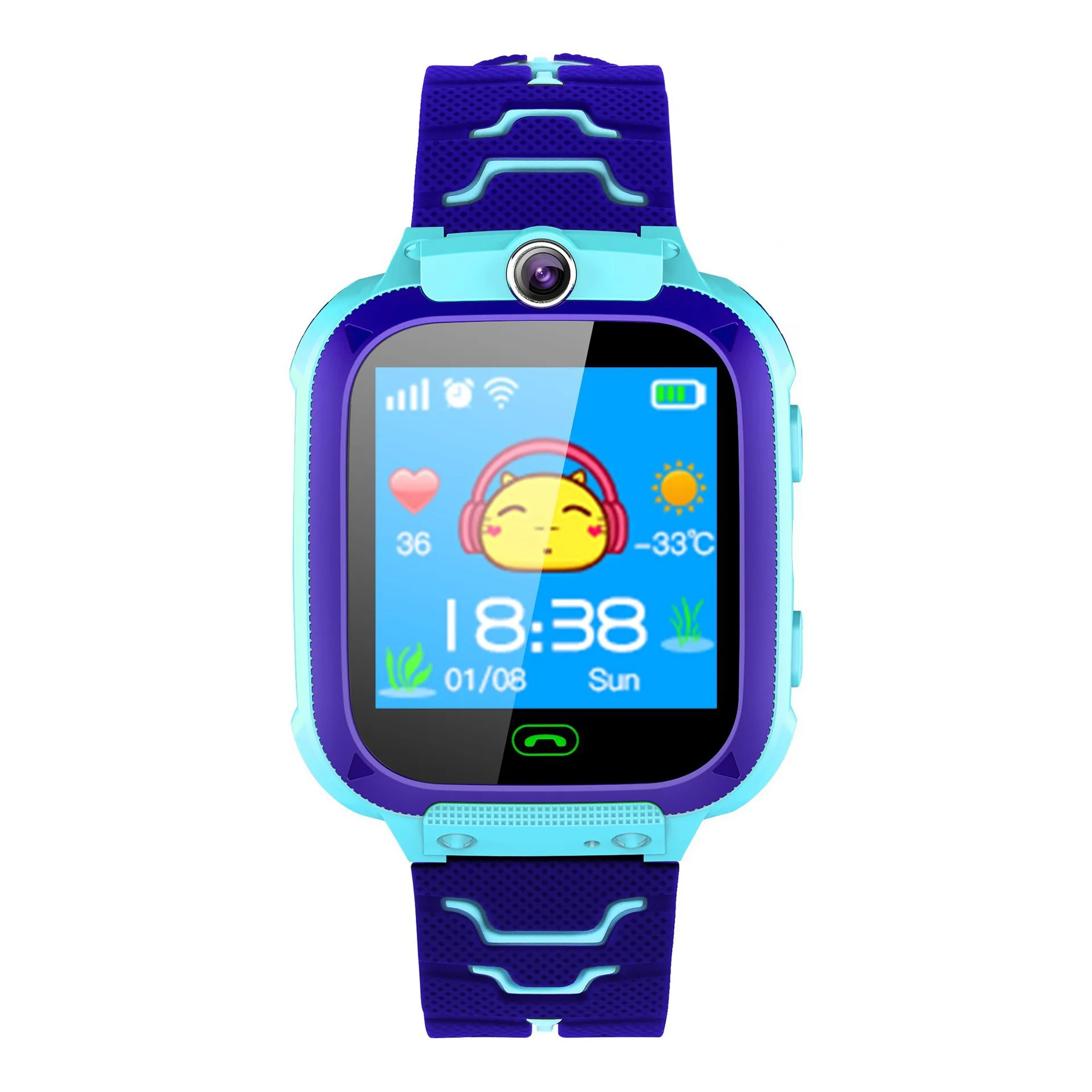 Q12 Kids watches SOS phone watch 2G Sim Card Smart Phone IP67 Waterproof Location Tracker smart watch for kids