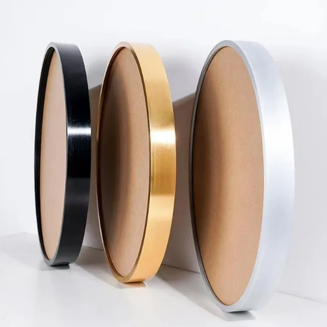 Aluminum metal decorative picture luxury stand crystal Wall whole Photo frame photo frames wall hanging For Mirror Picture