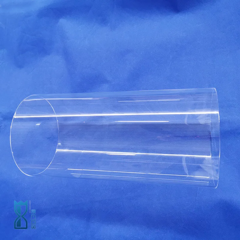 heat resistant quartz glass tube 400mm large diameter quartz tube glass tube