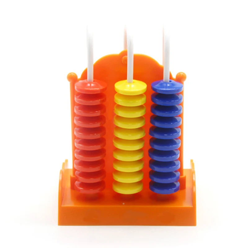 Counting Frame Plastic Toys Beads 5 Row Abacus Colorful Maths Calculation Tool Maths Learn Aid