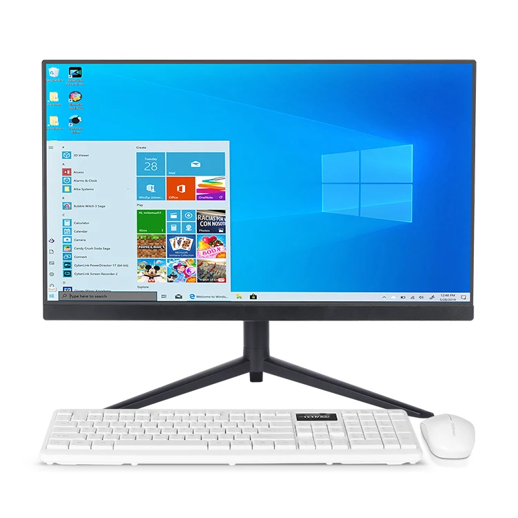 Cheap Aio I3 I5 I7 24 All-in-one Barebone Desktop Computer Stand Rotating Screen Monoblock Office All In One Pc