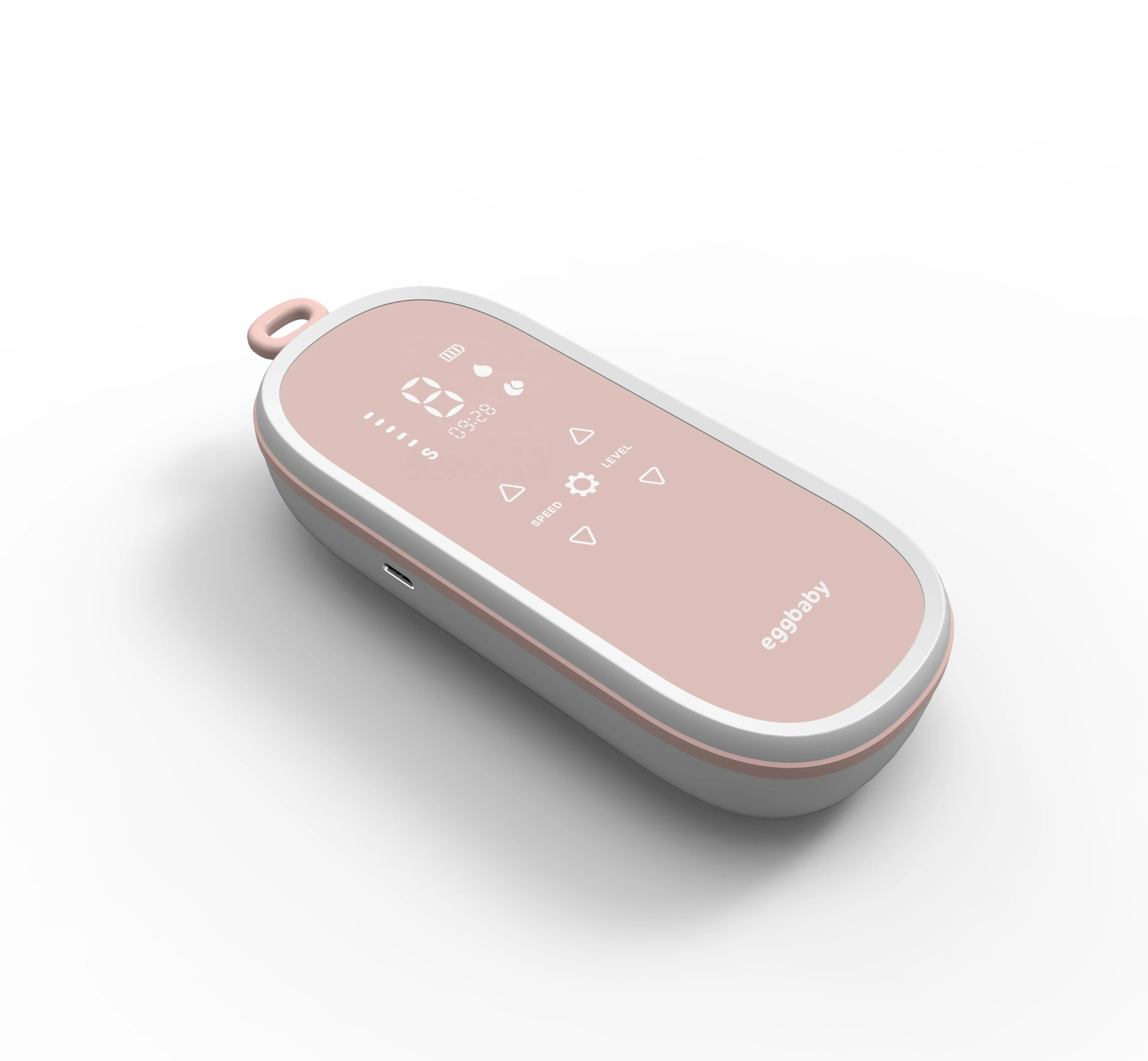 Double electric breast pump silent breast pumping machine vacuum closed system fashion design mini electric breast pump