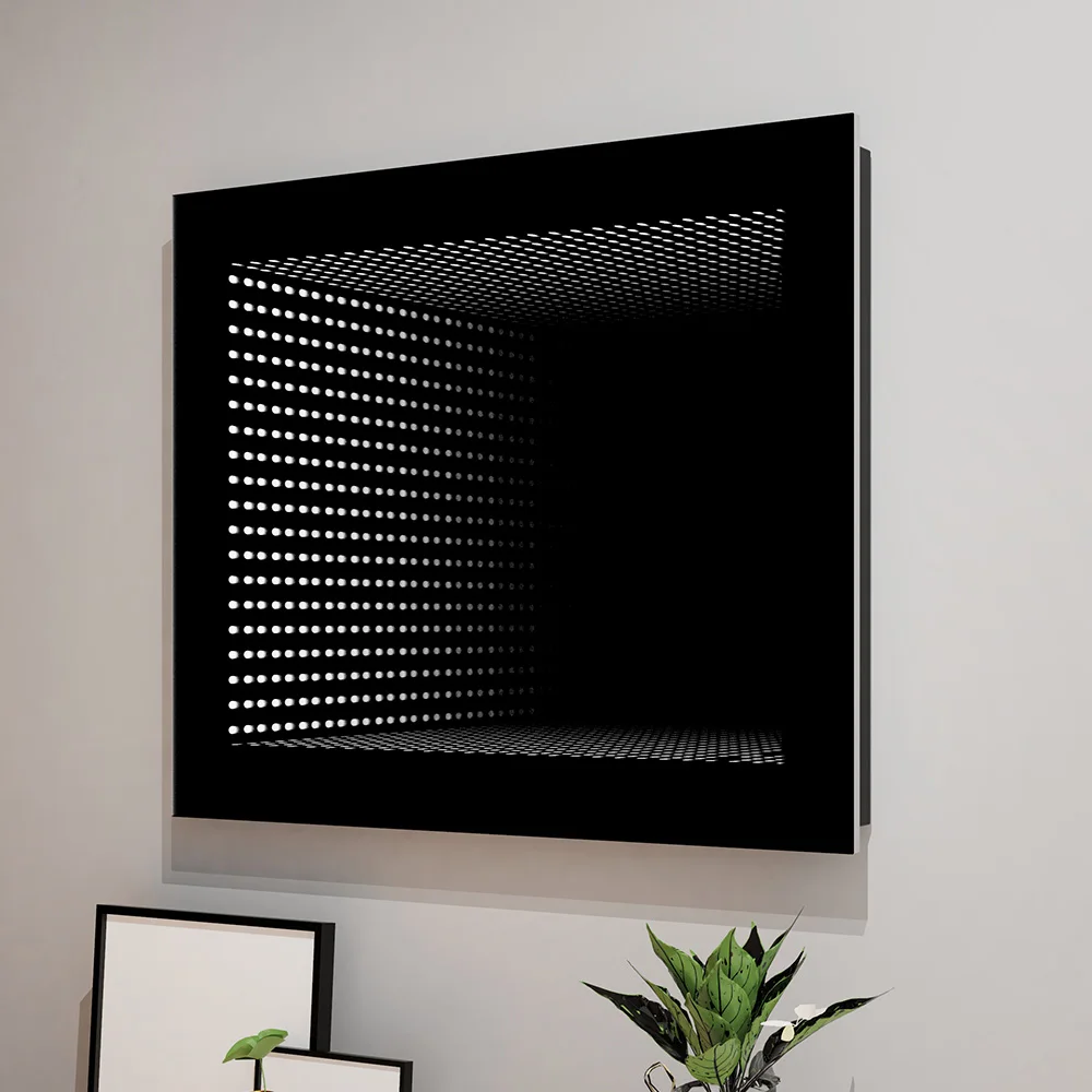 Hot Sale Lighted LED Bathroom 3D Infinity Mirror for Hotel