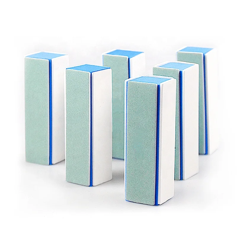 9x3 см высокоэластичная губка, 4 стороны, хорошее качество, блестящий буферный блок для ногтей, полировальный блок